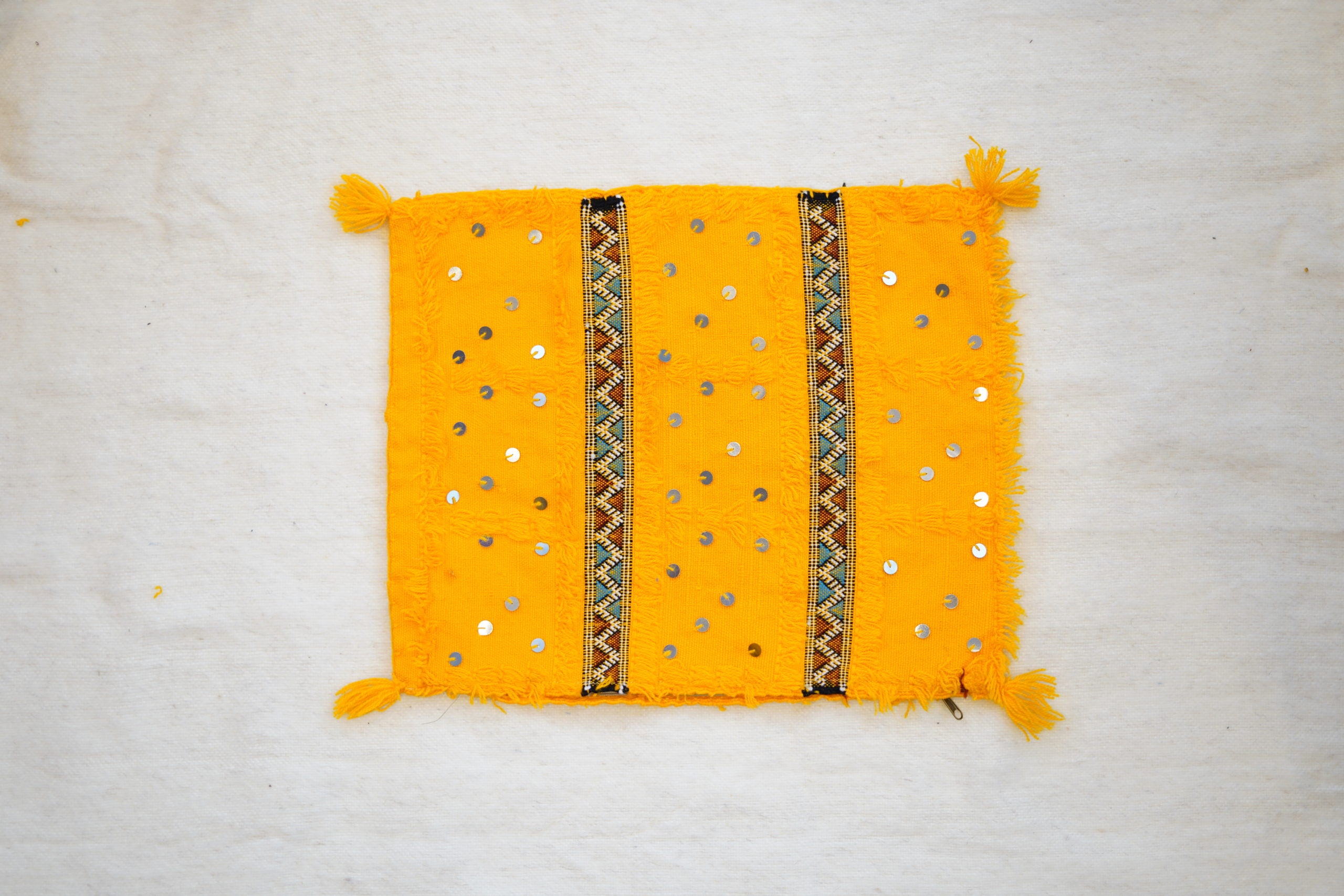 Housse de coussin Mozona Jaune bis